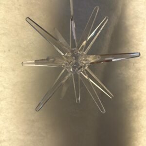 Crystal-Style Hanging Star