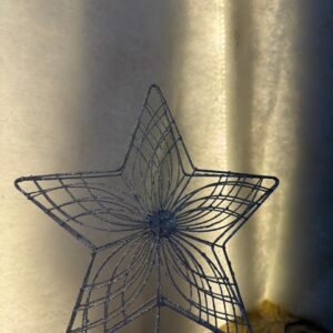 Glitter Wire Star Tree Topper