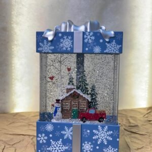 Christmas Gift Box Snow Globe