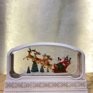 Santa Sleigh Landscape Snow Display