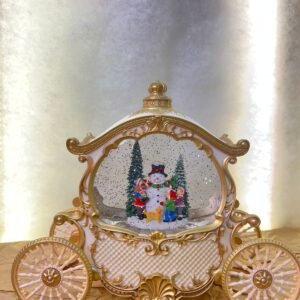 Golden Carriage Snow Globe