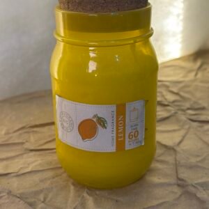 Lemon Jar Candle – 60 Hours Burn Time