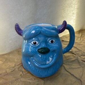3D Blue Monster Character Mug