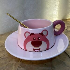LOTSO Cup and Saucer Pink Set