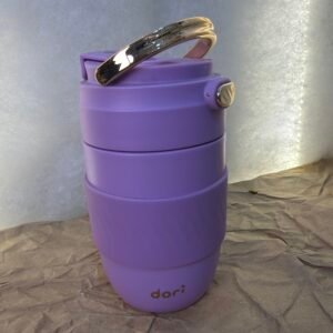 Purple Collapsible Silicone Cup