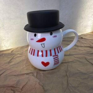 Snowman Mug with Hat Lid