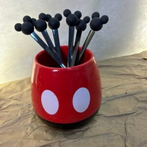 Mickey Mini Forks Set with Holder