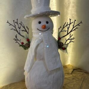 White Snowman Christmas Decoration
