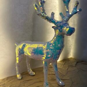Iridescent Mosaic Reindeer (Right View)
