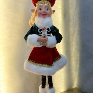Red & Green Christmas Elf Girl