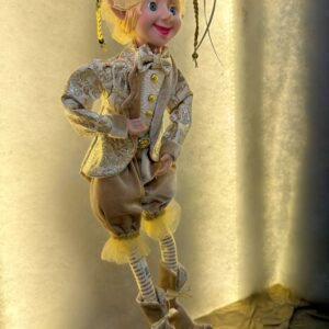 Golden Christmas Elf Lady