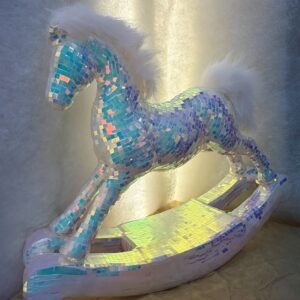 Iridescent Mosaic Rocking Horse