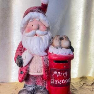 Santa and the Snowy Christmas Mailbox