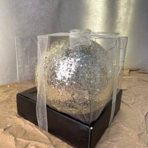 Shimmering Silver Ornament Gift Box