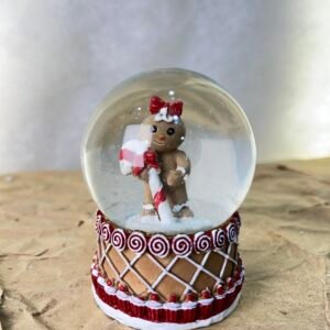 Gingerbread Girl Snow Globe