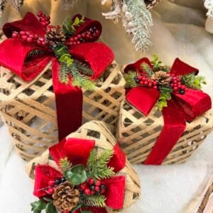 Red Velvet Christmas Gift Box Set