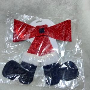 Santa Outfit Bow – Red