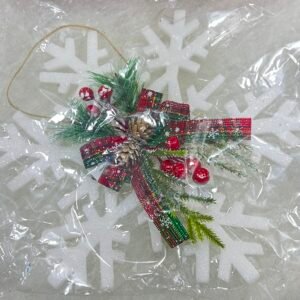 Snowflake with Christmas Picks Decoration
