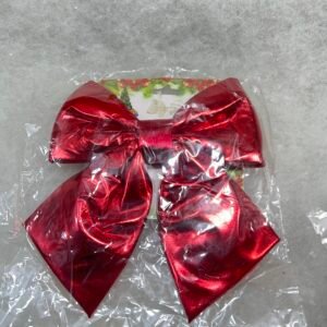Metallic Red Bow – Small