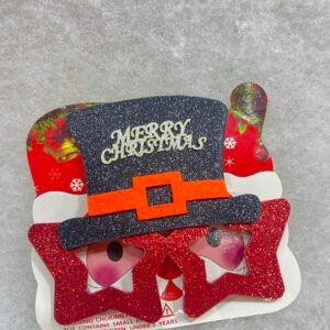 Glitter Christmas Party Glasses