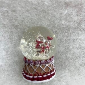 Mini Snow Globe – Santa & Reindeer