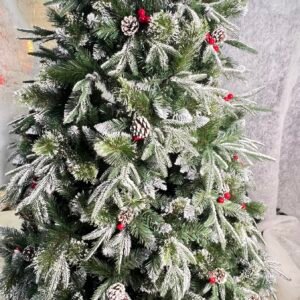 Snow-Kissed Pine Christmas Tree