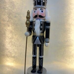 . Silver & Black King Nutcracker