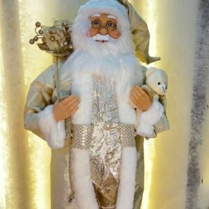 Gold Classic Santa Claus Figurine