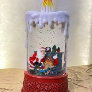 Santa Christmas Candle Lantern